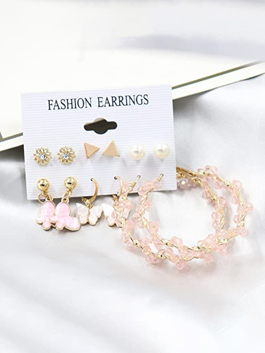 YouBella Fashion Jewellery Gold Plated Ear rings Combo of Earrings for Girls and Women (Style 1)