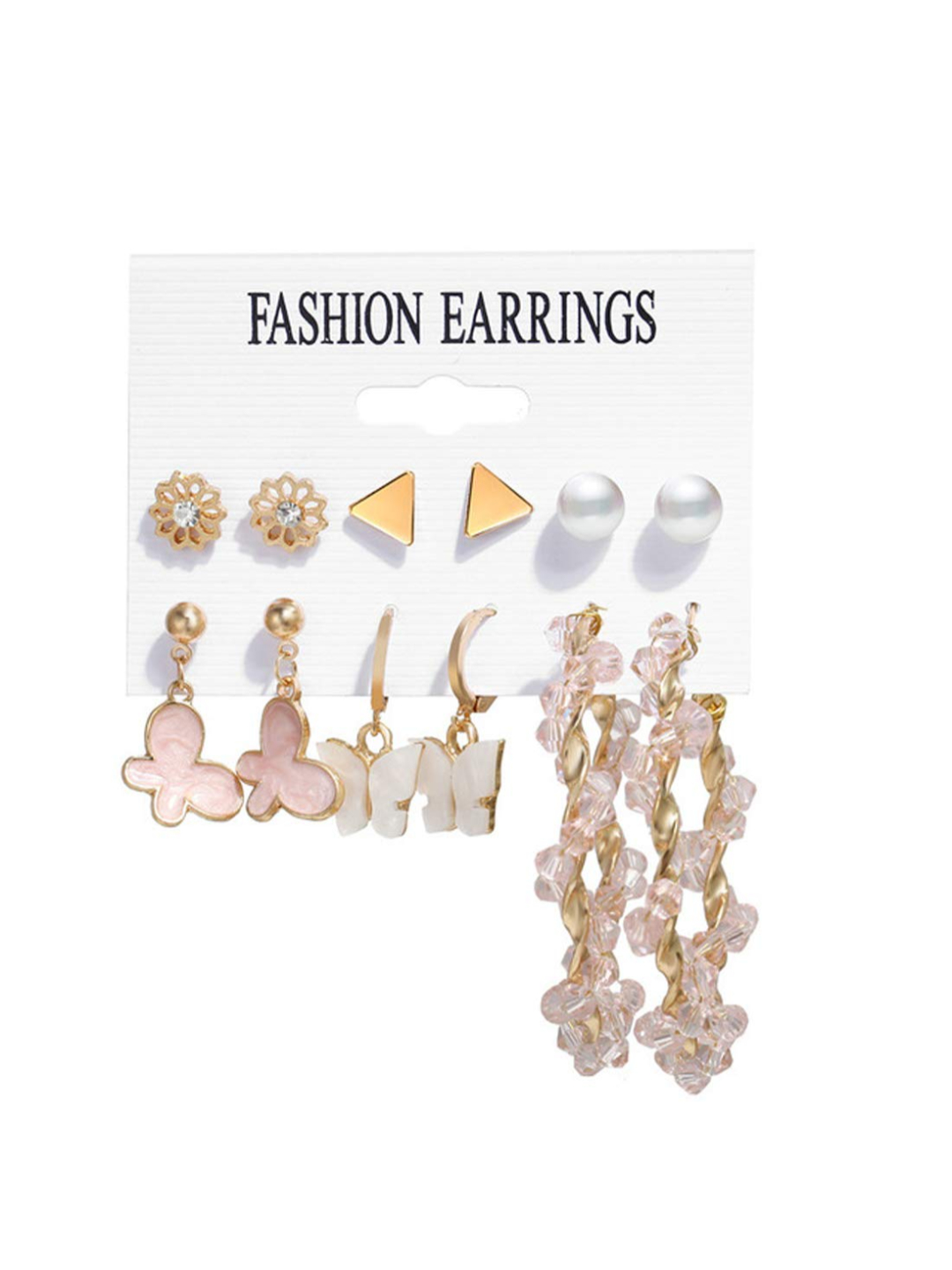 YouBella Fashion Jewellery Gold Plated Ear rings Combo of Earrings for Girls and Women (Style 1)