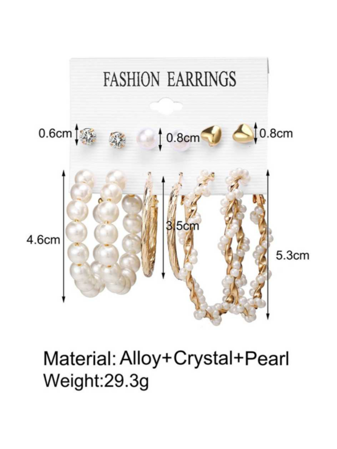 YouBella Fashion Jewellery Gold Plated Ear rings Combo of Earrings for Girls and Women (Style 2)