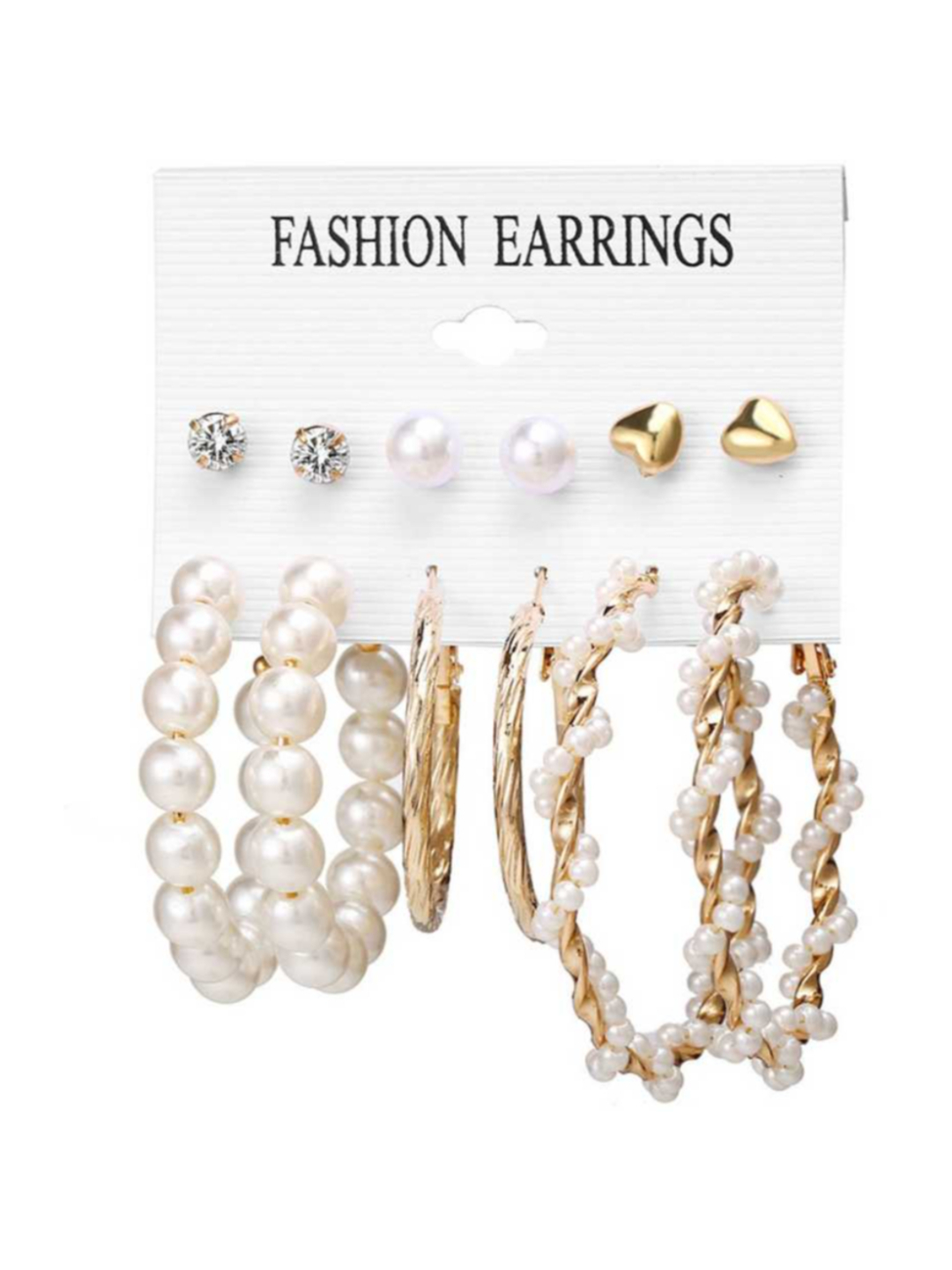 YouBella Fashion Jewellery Gold Plated Ear rings Combo of Earrings for Girls and Women (Style 3)