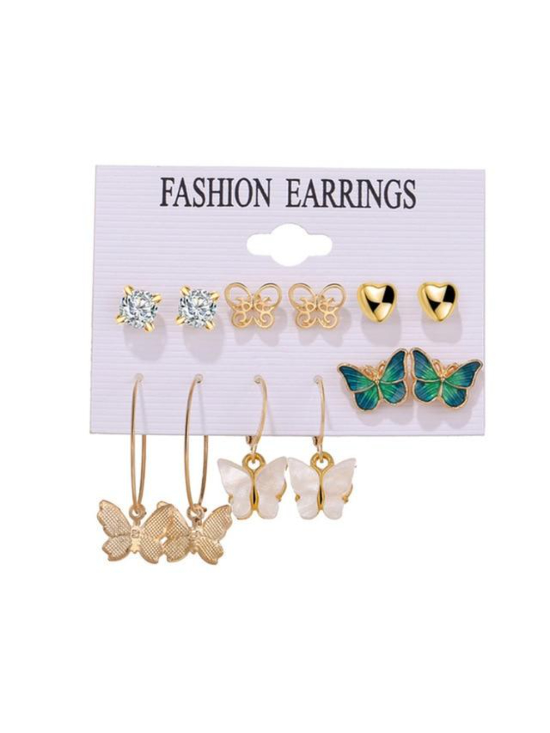 YouBella Fashion Jewellery Gold Plated Ear rings Combo of Earrings for Girls and Women (Style 4)