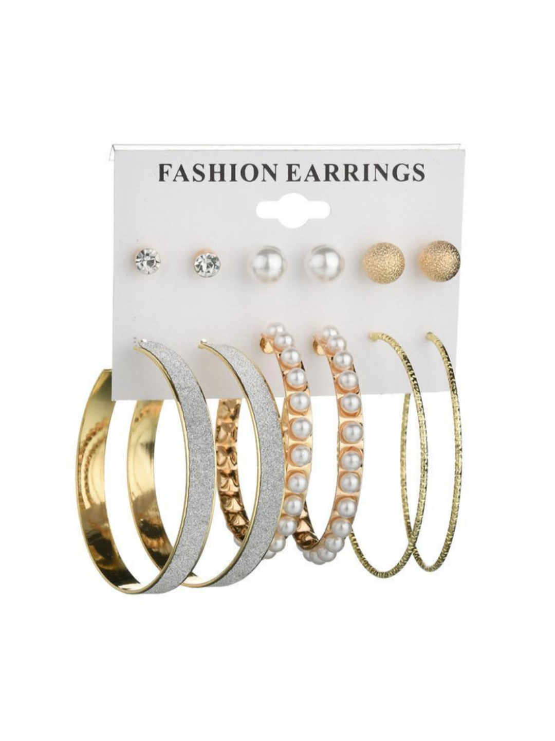 YouBella Fashion Jewellery Gold Plated Ear rings Combo of Earrings for Girls and Women (Style 2)
