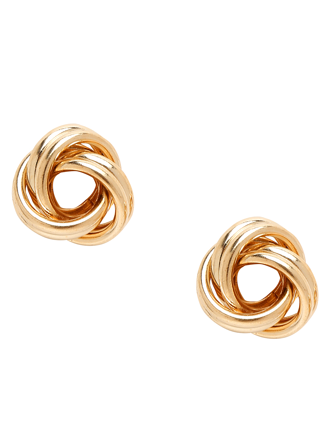 YouBella Jewellery Celebrity Inspired Gold Plated Stud Tops Earrings for Girls and Women (Style 1)