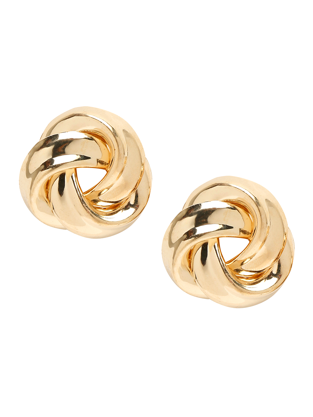 YouBella Jewellery Celebrity Inspired Gold Plated Stud Tops Earrings for Girls and Women (Style 2)