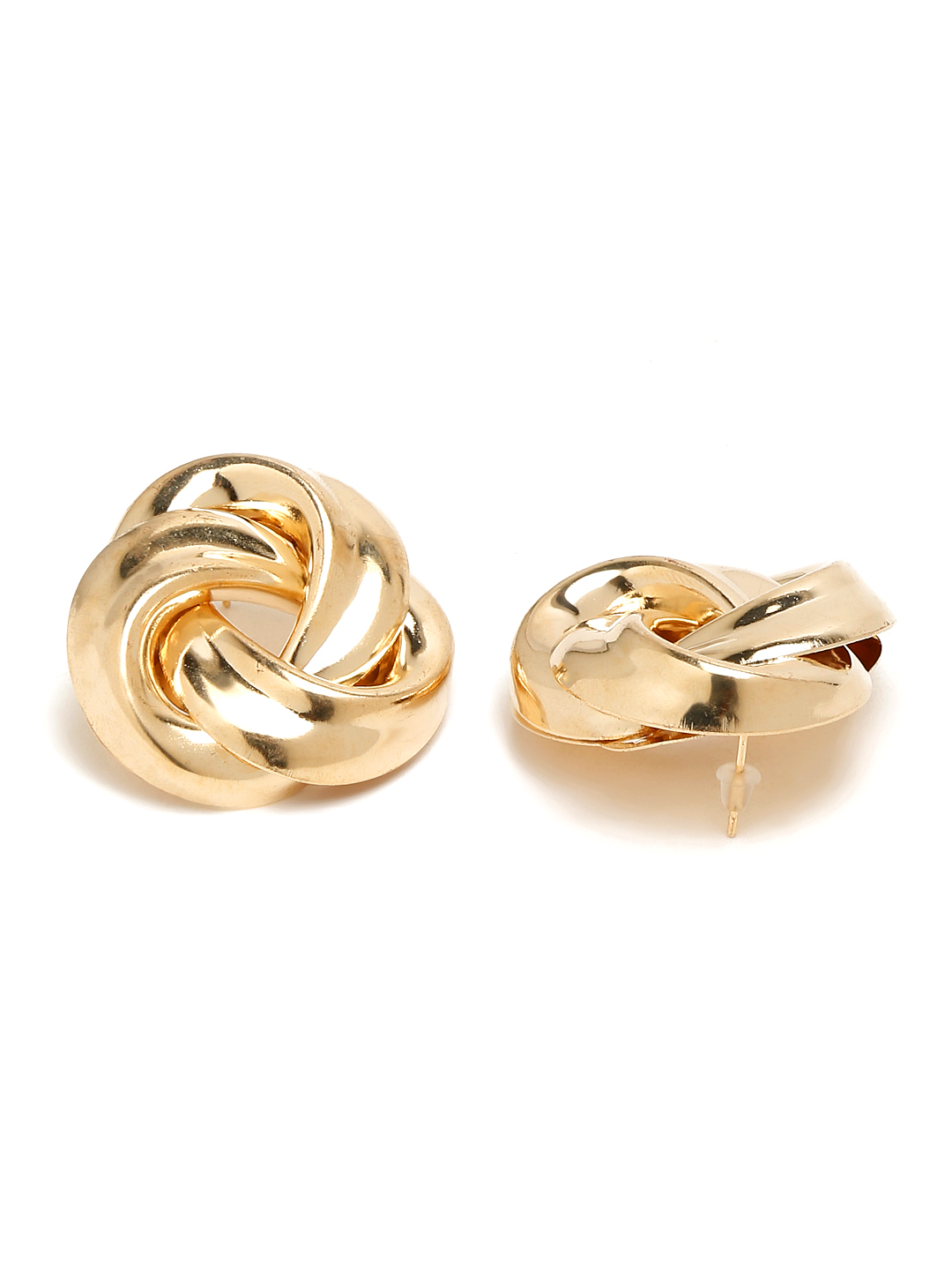 YouBella Jewellery Celebrity Inspired Gold Plated Stud Tops Earrings for Girls and Women (Style 2)