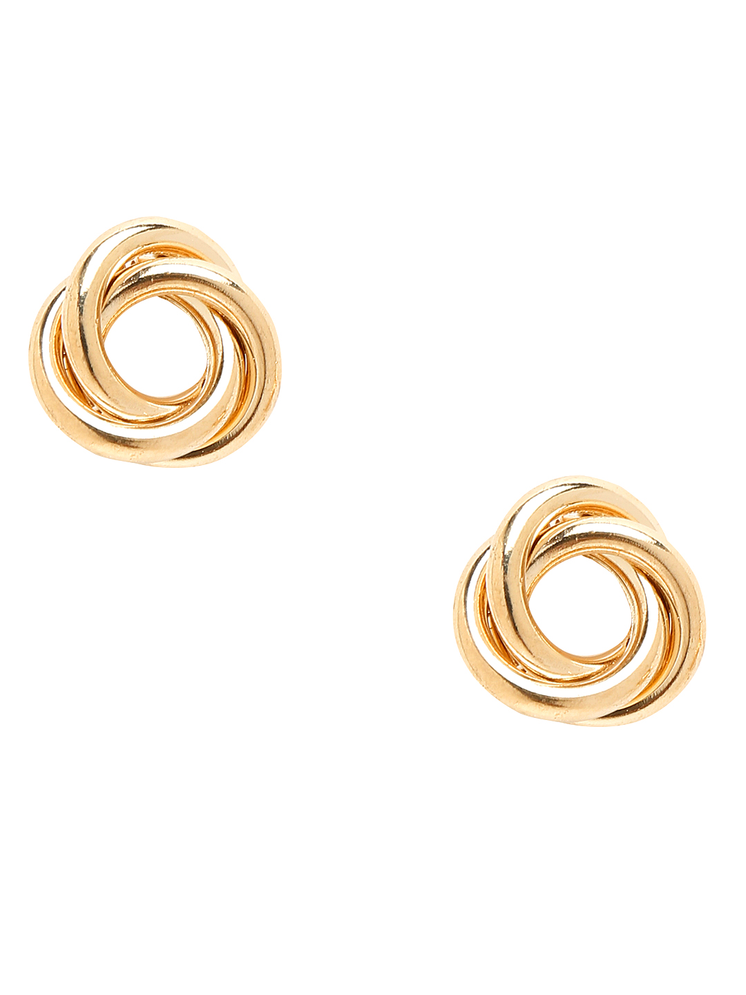 YouBella Jewellery Celebrity Inspired Gold Plated Stud Tops Earrings for Girls and Women (Style 3)