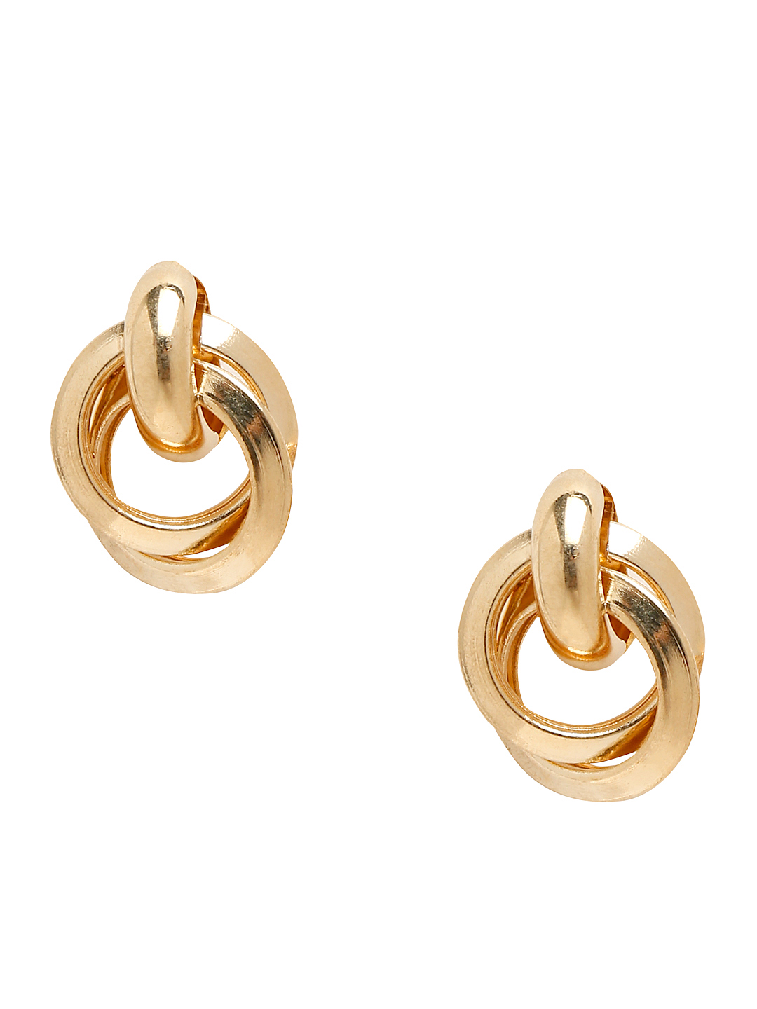 YouBella Jewellery Celebrity Inspired Gold Plated Stud Tops Earrings for Girls and Women (Style 4)