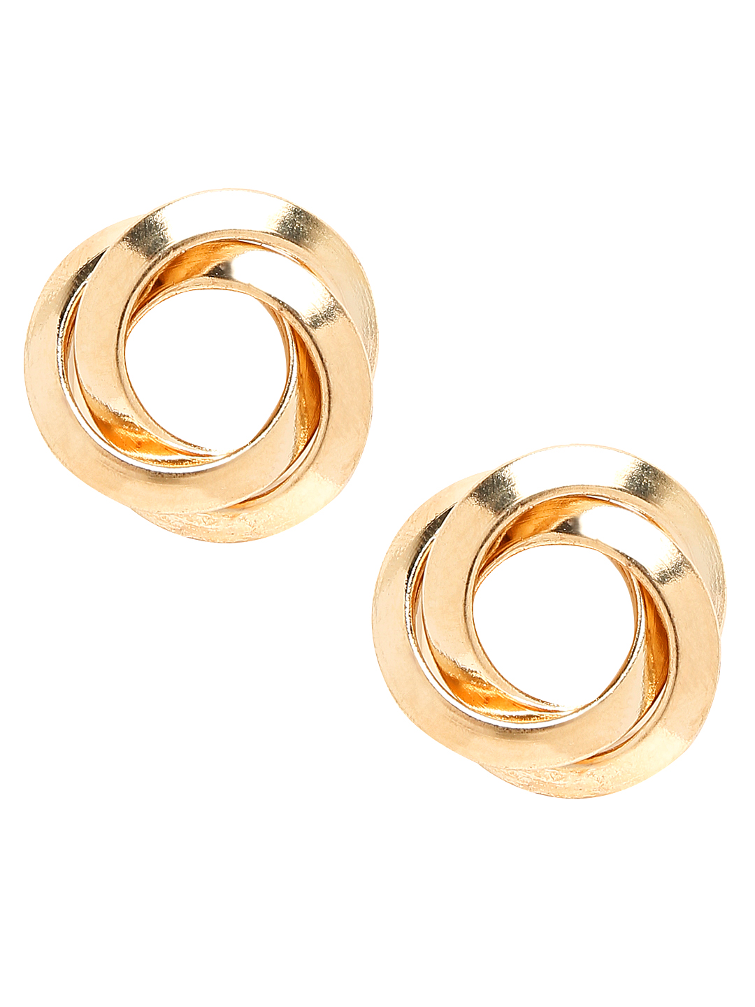 YouBella Jewellery Celebrity Inspired Gold Plated Stud Tops Earrings for Girls and Women (Style 5)