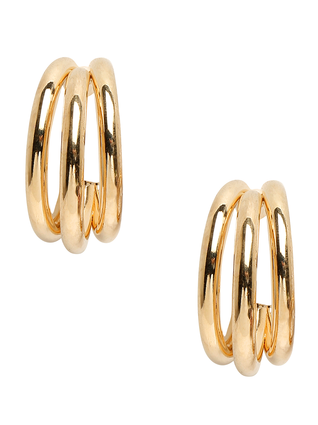 YouBella Jewellery Celebrity Inspired Gold Plated Stud Tops Earrings for Girls and Women (Style 6)
