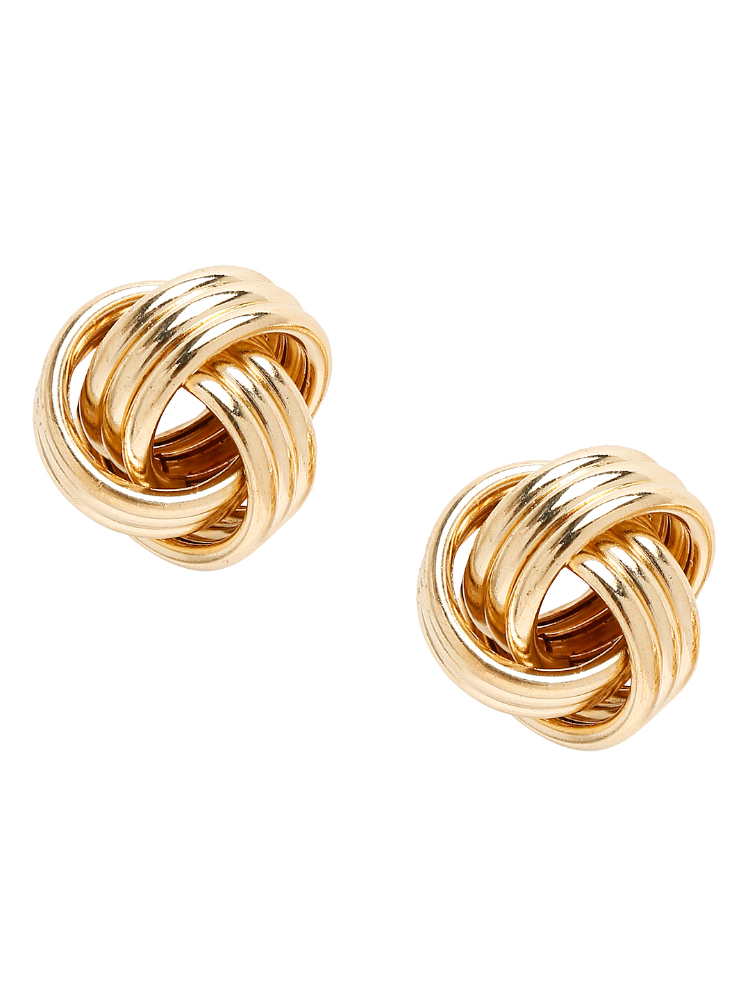 YouBella Jewellery Celebrity Inspired Gold Plated Stud Tops Earrings for Girls and Women (Style 8)