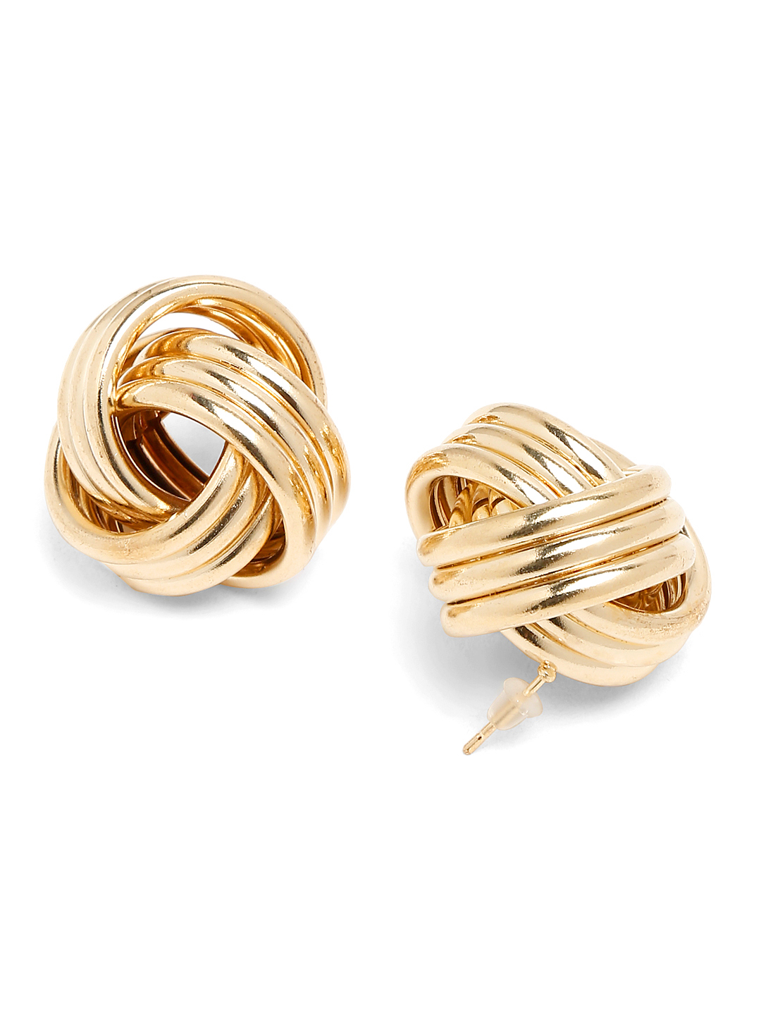 YouBella Jewellery Celebrity Inspired Gold Plated Stud Tops Earrings for Girls and Women (Style 8)