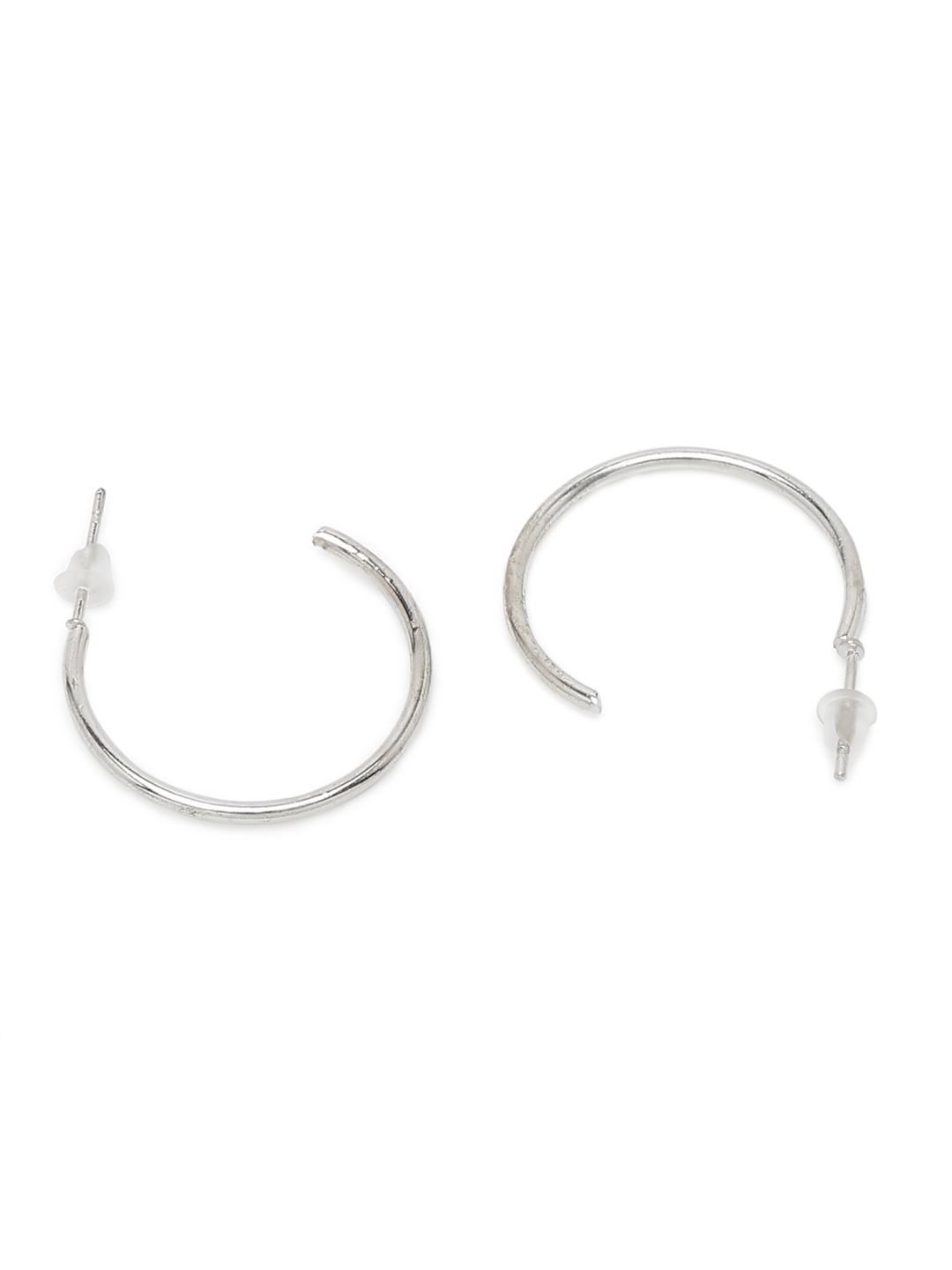 YouBella Jewellery Celebrity Inspired Earrings Combo for Girls and Women (Silver) (YBEAR_33351)