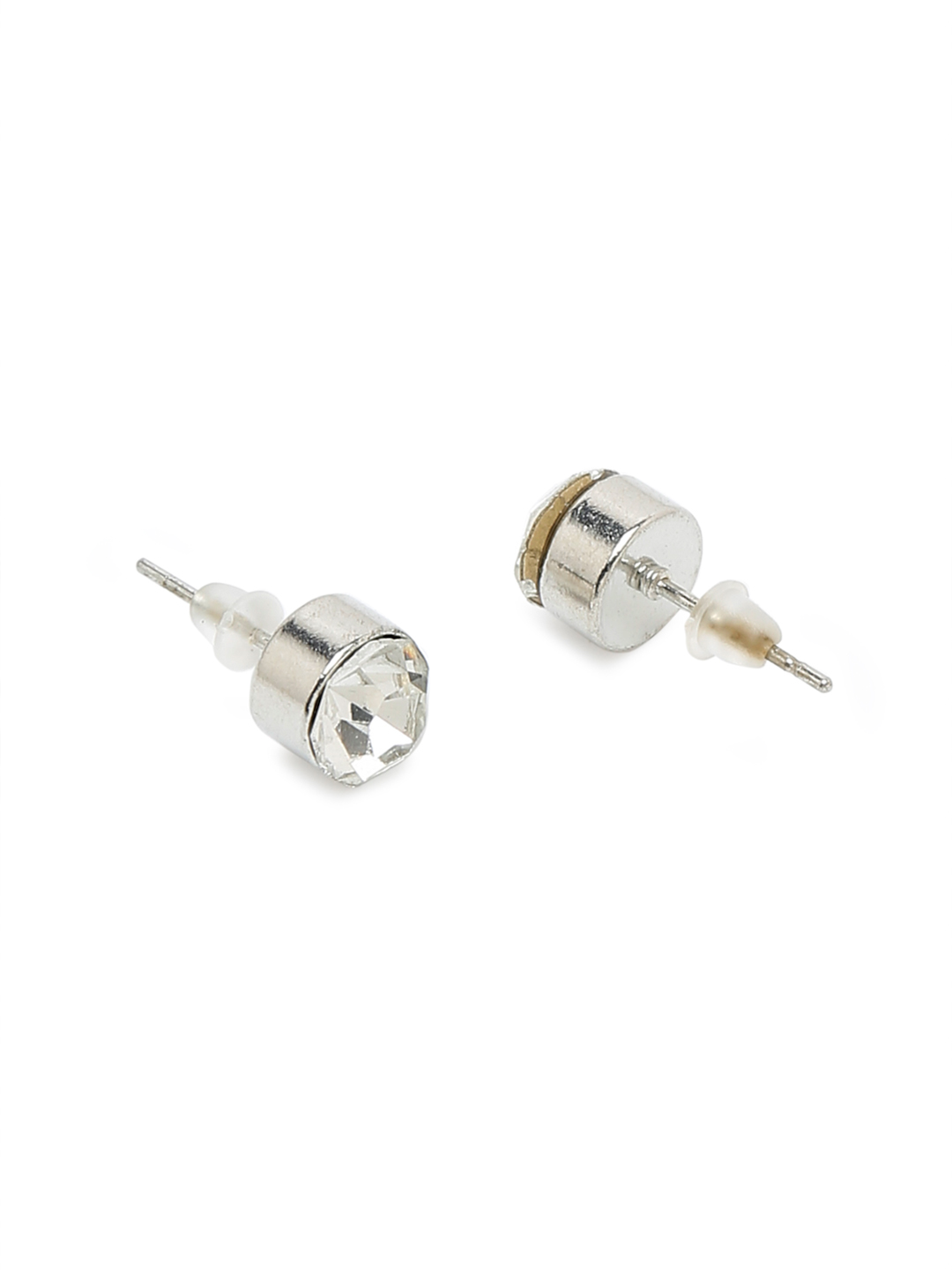 YouBella Jewellery Celebrity Inspired Earrings Combo for Girls and Women (Silver) (YBEAR_33351)