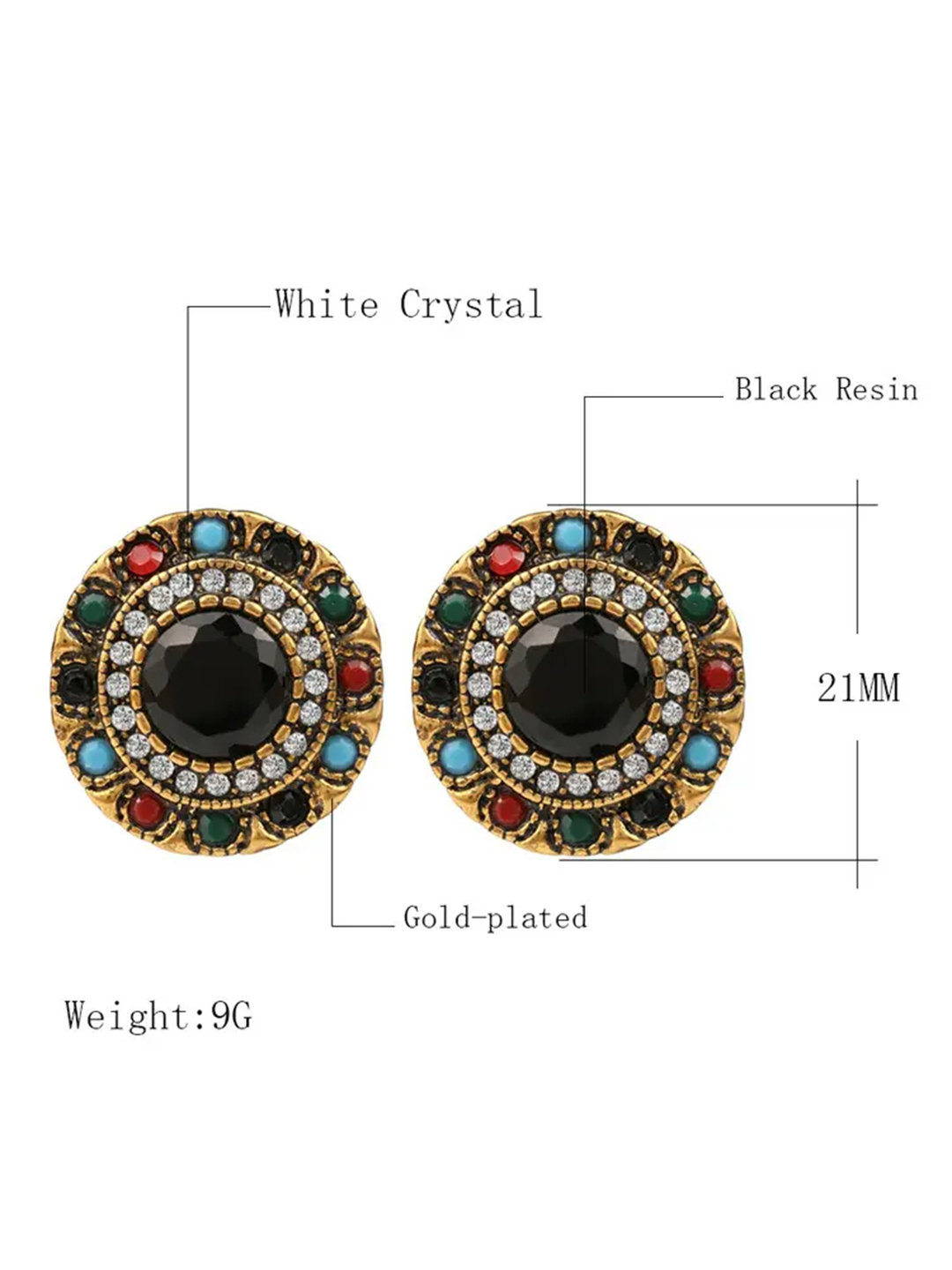 YouBella Jewellery for Women Celebrity Earrings Ear Rings for Girls and Women (YBEAR_33354) (Multi-Color)