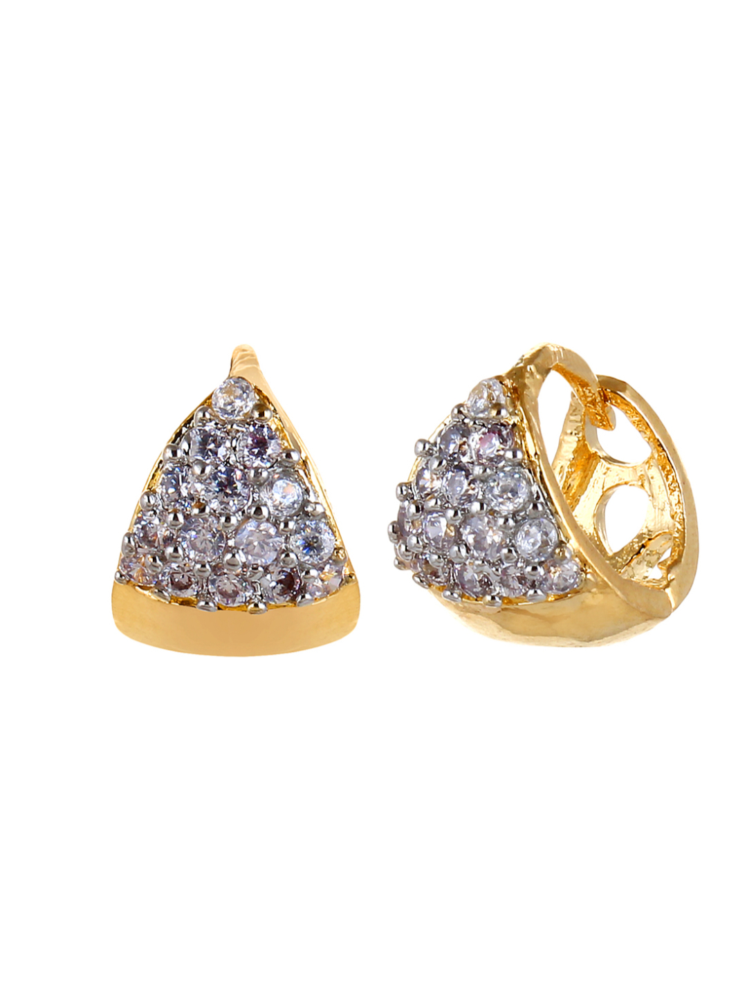 YouBella Jewellery Combo of 6 American Diamond Earrings for Girls and Women