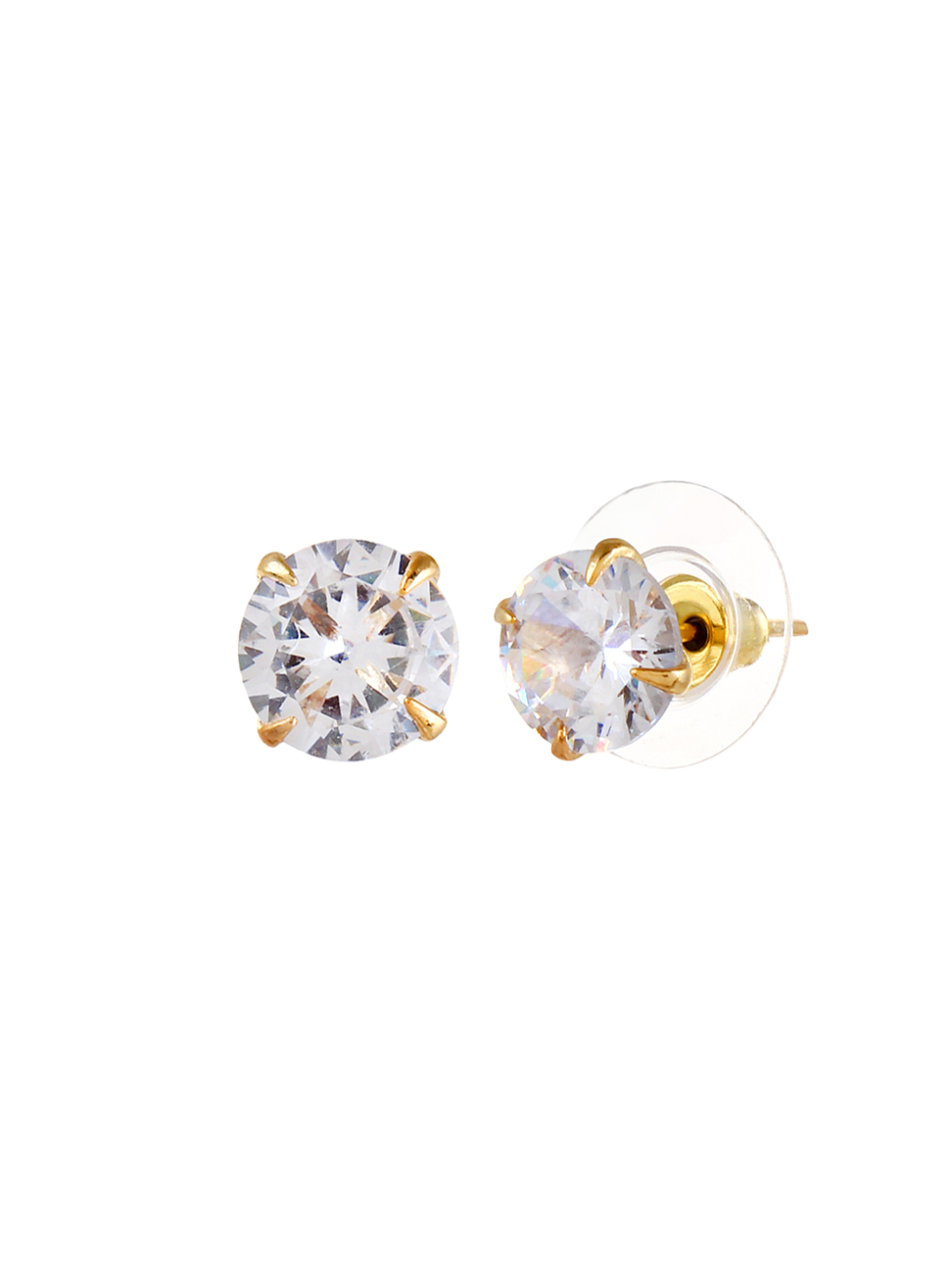 YouBella Jewellery Combo of 6 American Diamond Earrings for Girls and Women