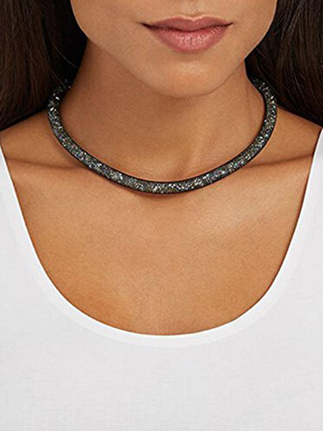 Youbella Multi Color Combo Of 6 Stardust Necklace Cum Bangle Bracelets For Women