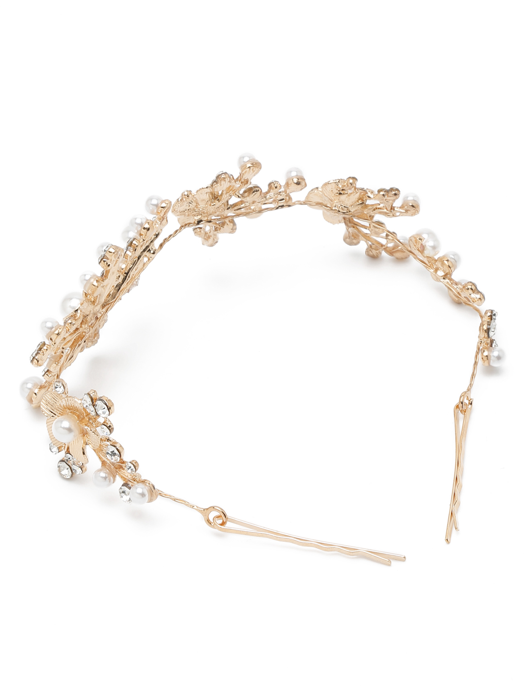 YouBella Golden Plated Hair Jewellery for Women (Golden )(YBHAIR_41253)