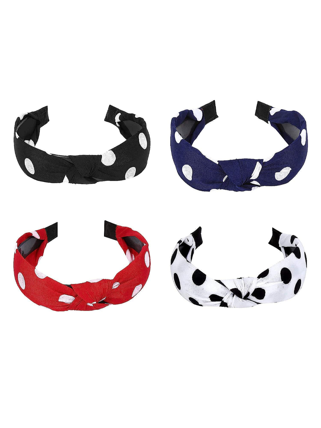 YouBella Jewellery Hair Accessories Stylish Combo of 4 Hair Bands Head Bands for Girls and Women (Multi-Color)