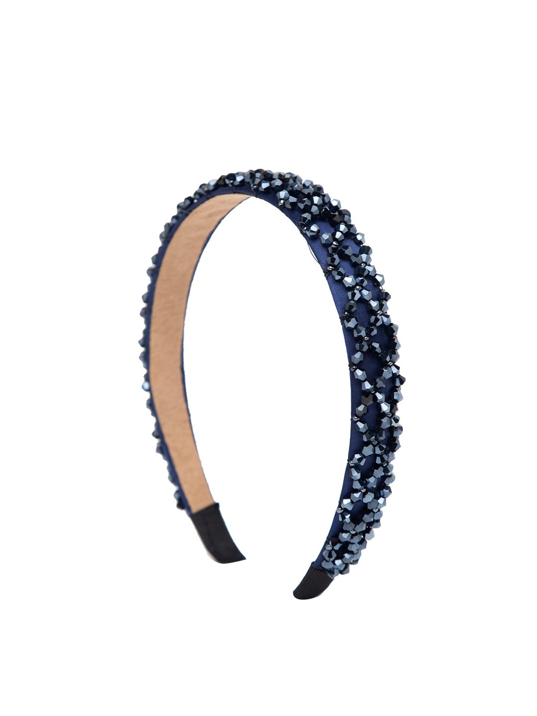 YouBella Navy Blue Embellished Hairband
