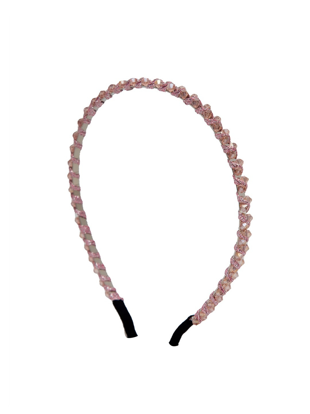 YouBella Pink Embellished Hairband