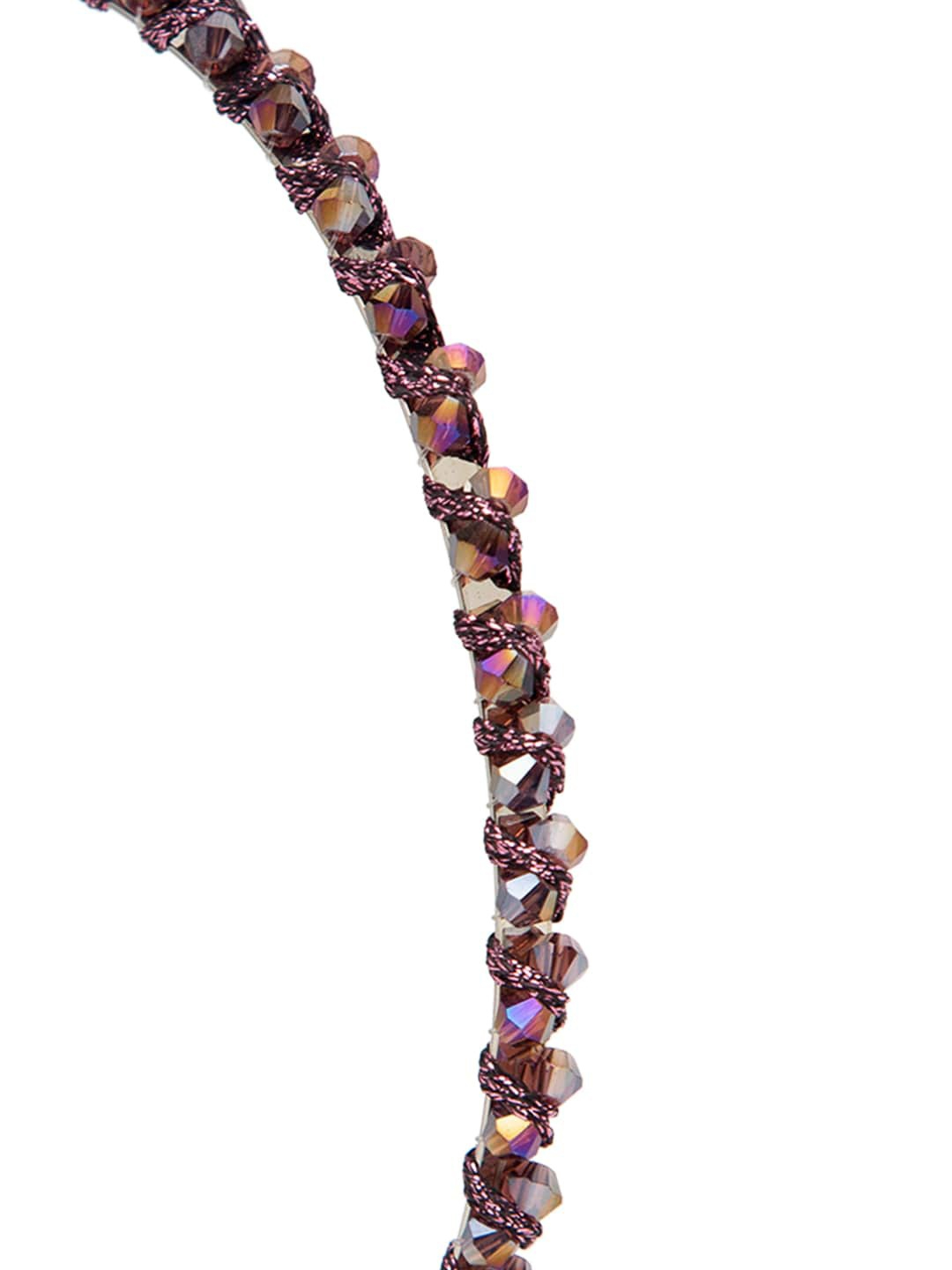 YouBella Women Purple Embellished Hairband