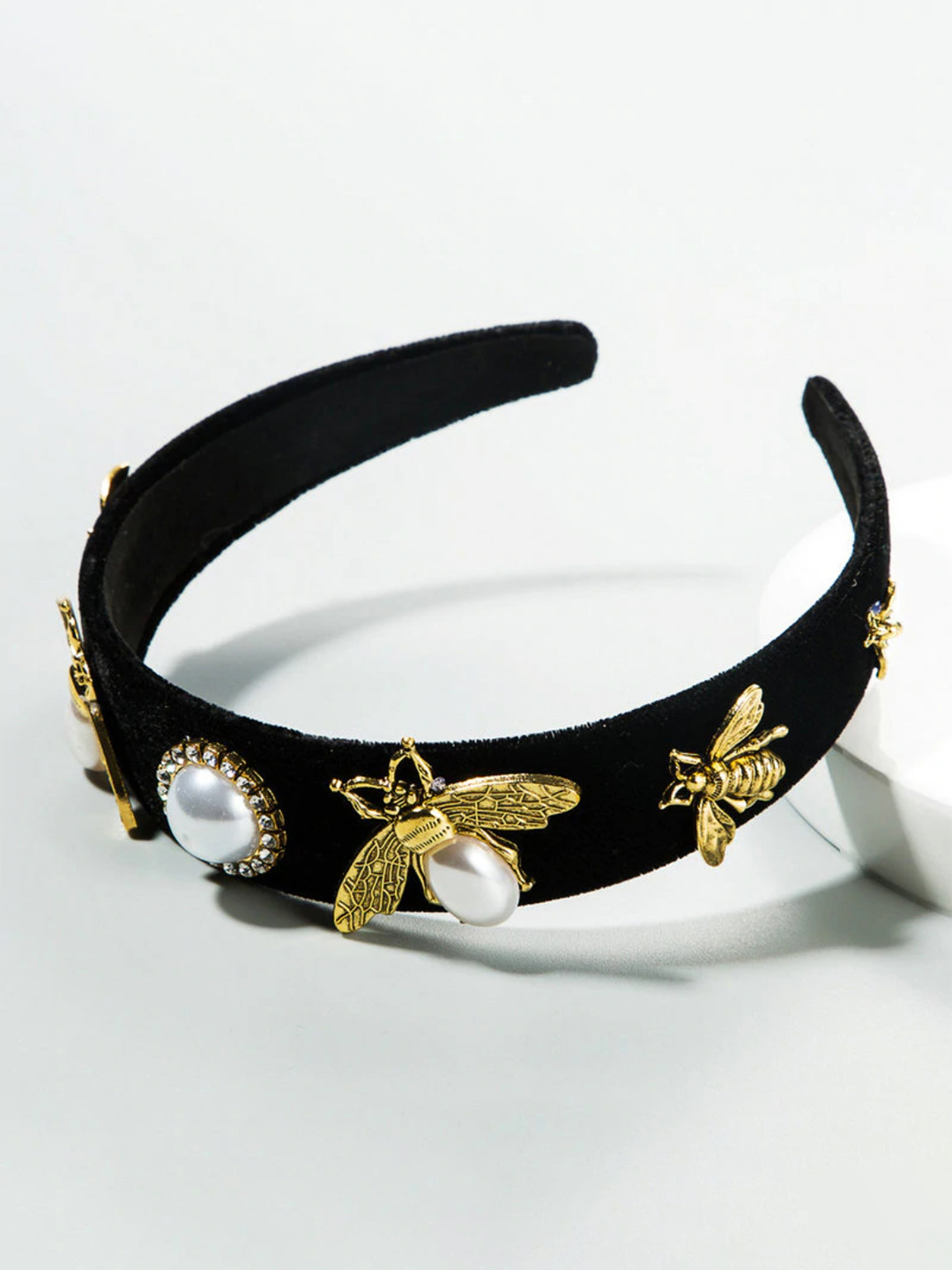 YouBella Hair Jewellery Premium Crystal Studded Hair Band Head Band for Girls and Women(YBHAIR_41313)