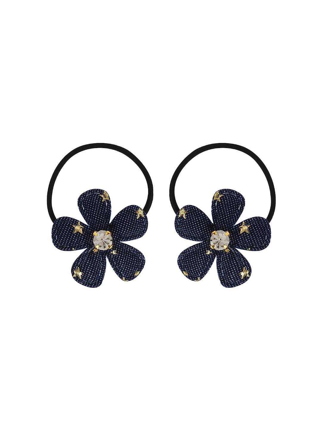 YouBella Hair Jewellery Clip Set for Baby Band for Girls (Pack of 18) (Blue)