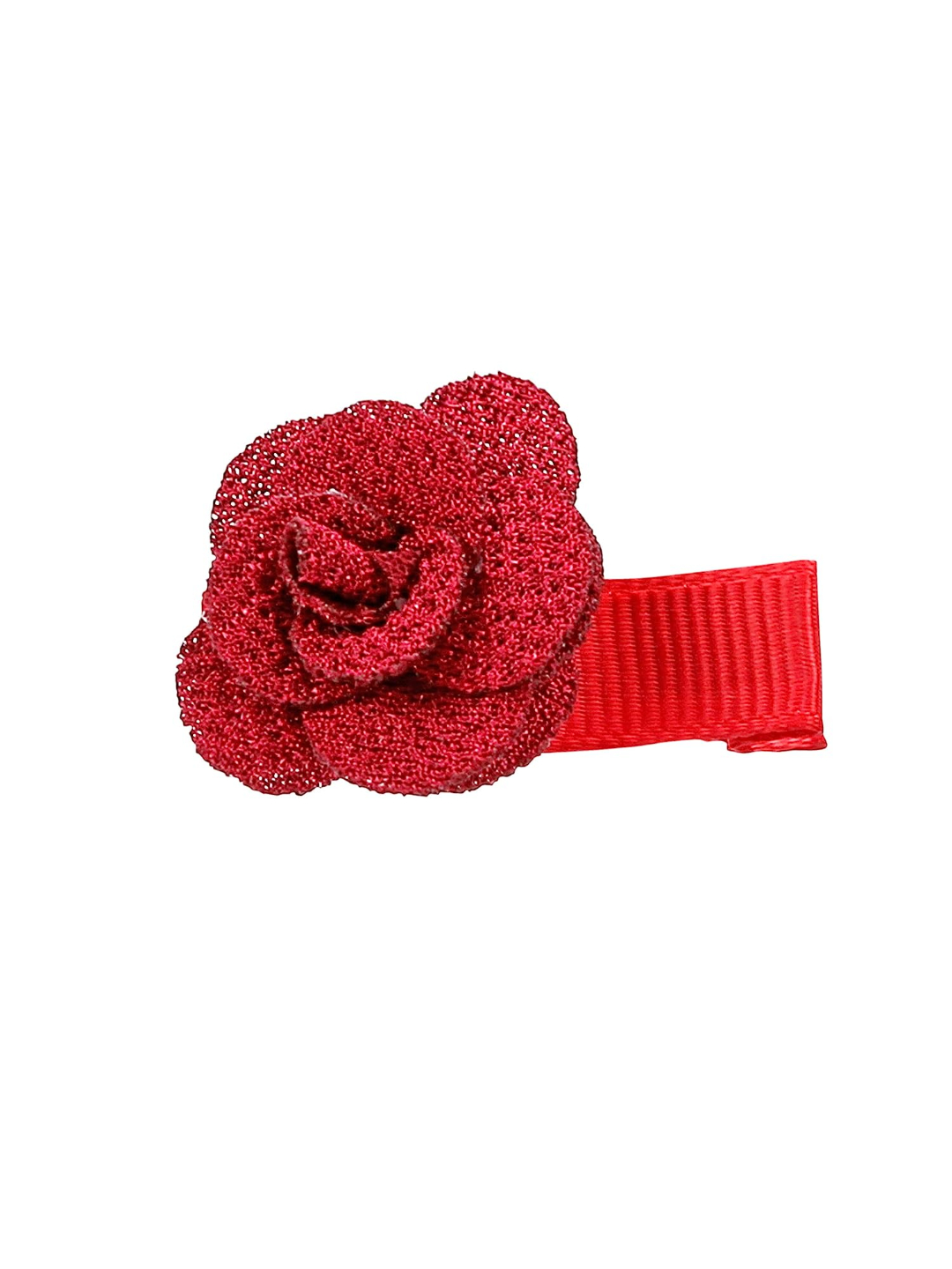 YouBella Hair Jewellery Clip Set for Baby Band for Girls (Pack of 18) (Red)