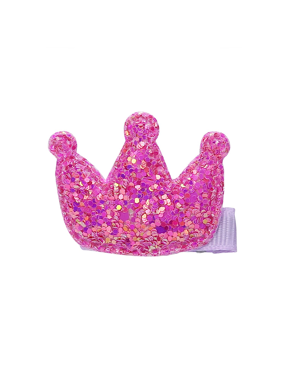 YouBella Hair Jewellery Clip Set for Baby Band for Girls (Pack of 18) (Purple)