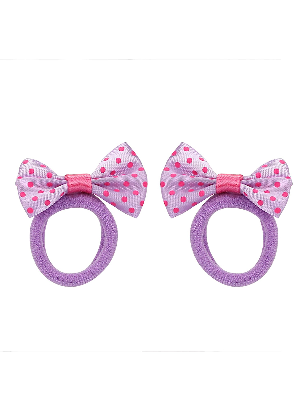 YouBella Hair Jewellery Clip Set for Baby Band for Girls (Pack of 18) (Purple)