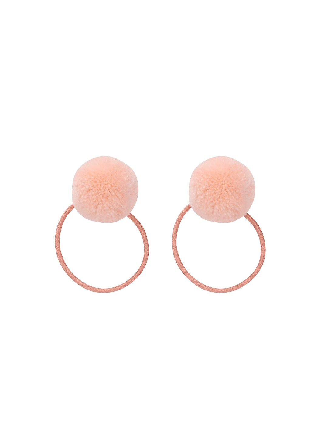YouBella Hair Jewellery Clip Set for Baby Band for Girls (Pack of 18) (Peach)(YBHAIR_41324)