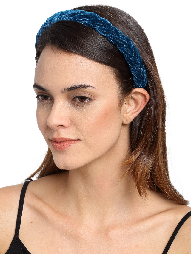 YouBella Blue Layered Hairband