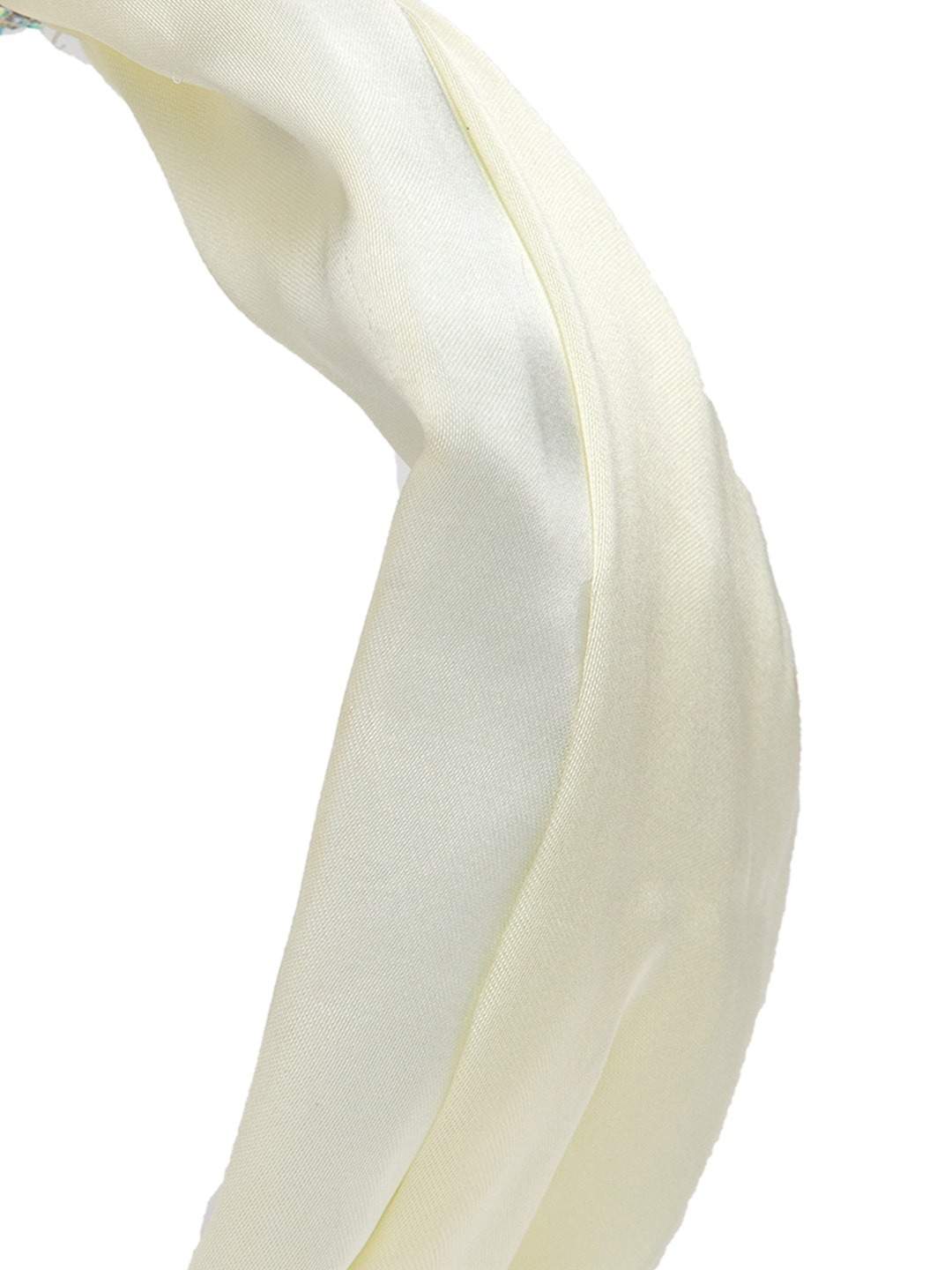 YouBella White Embellished Hairband