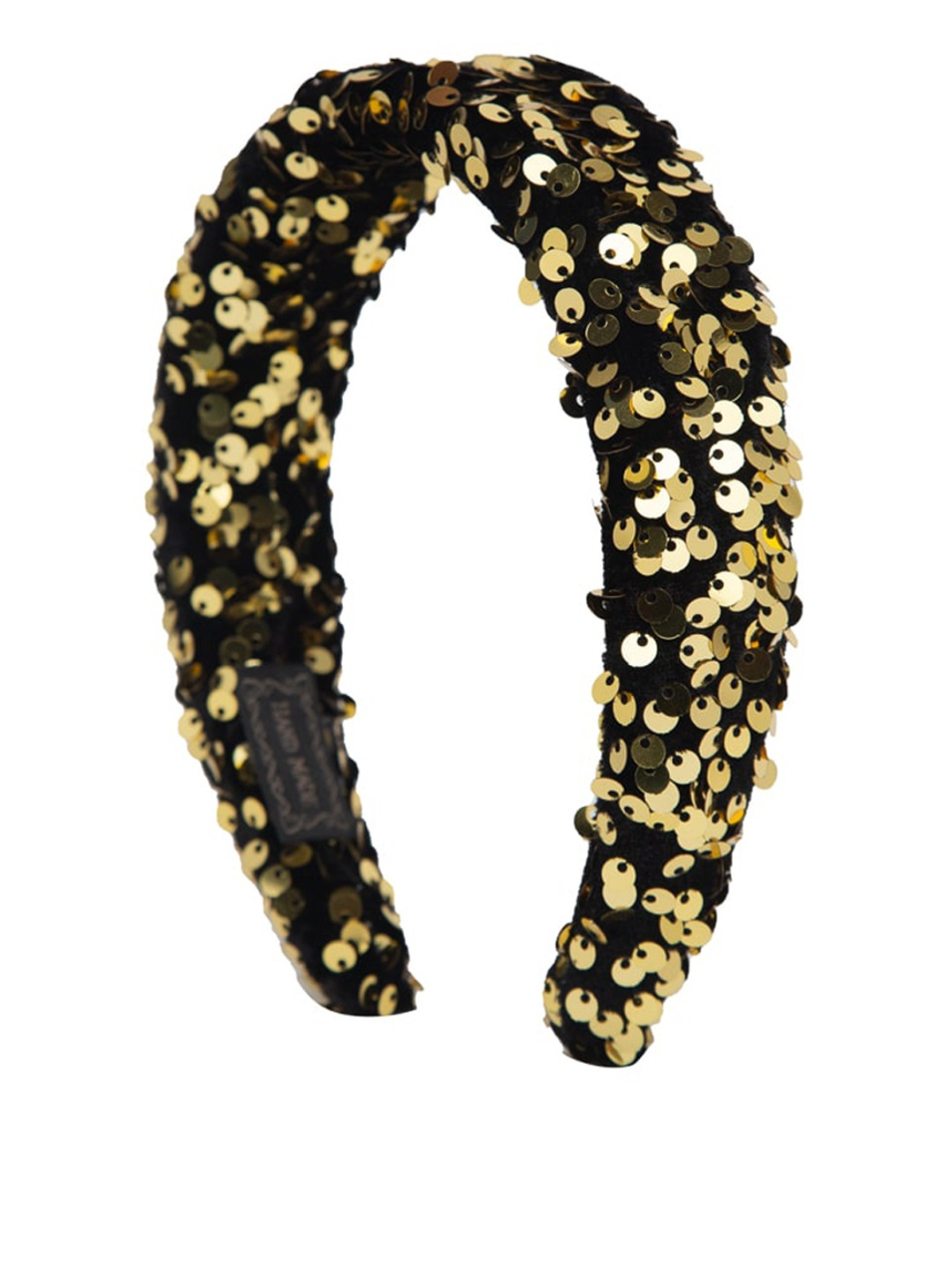 YouBella Black  Gold-Toned Embellished Hairband