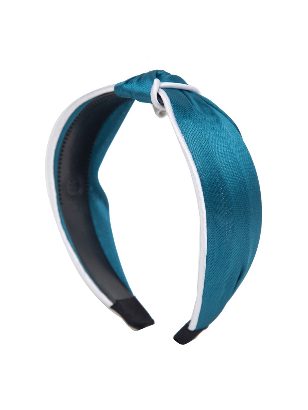 YouBella Teal Blue  White Colorblocked Hairband