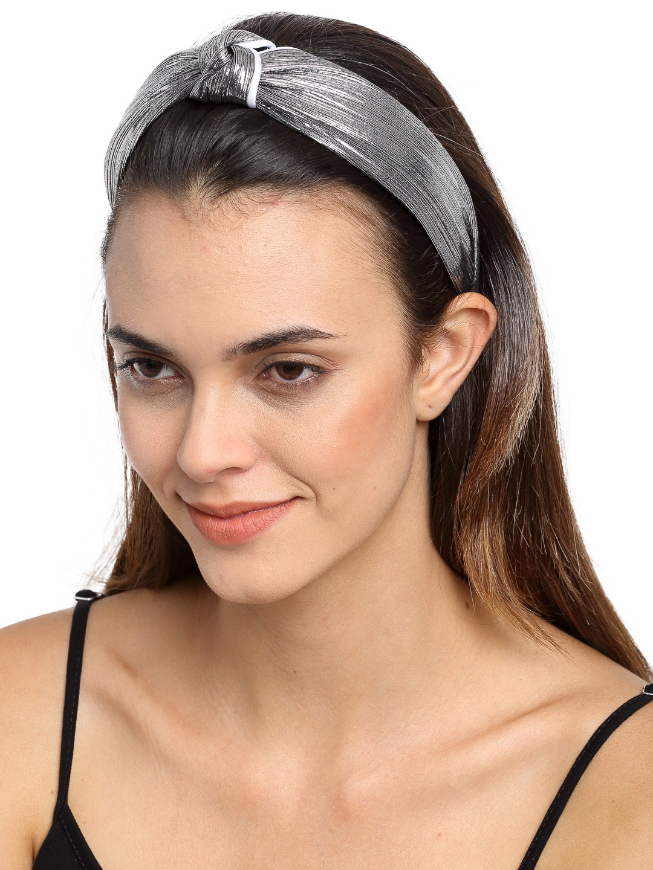 YouBella Silver-Toned Hairband