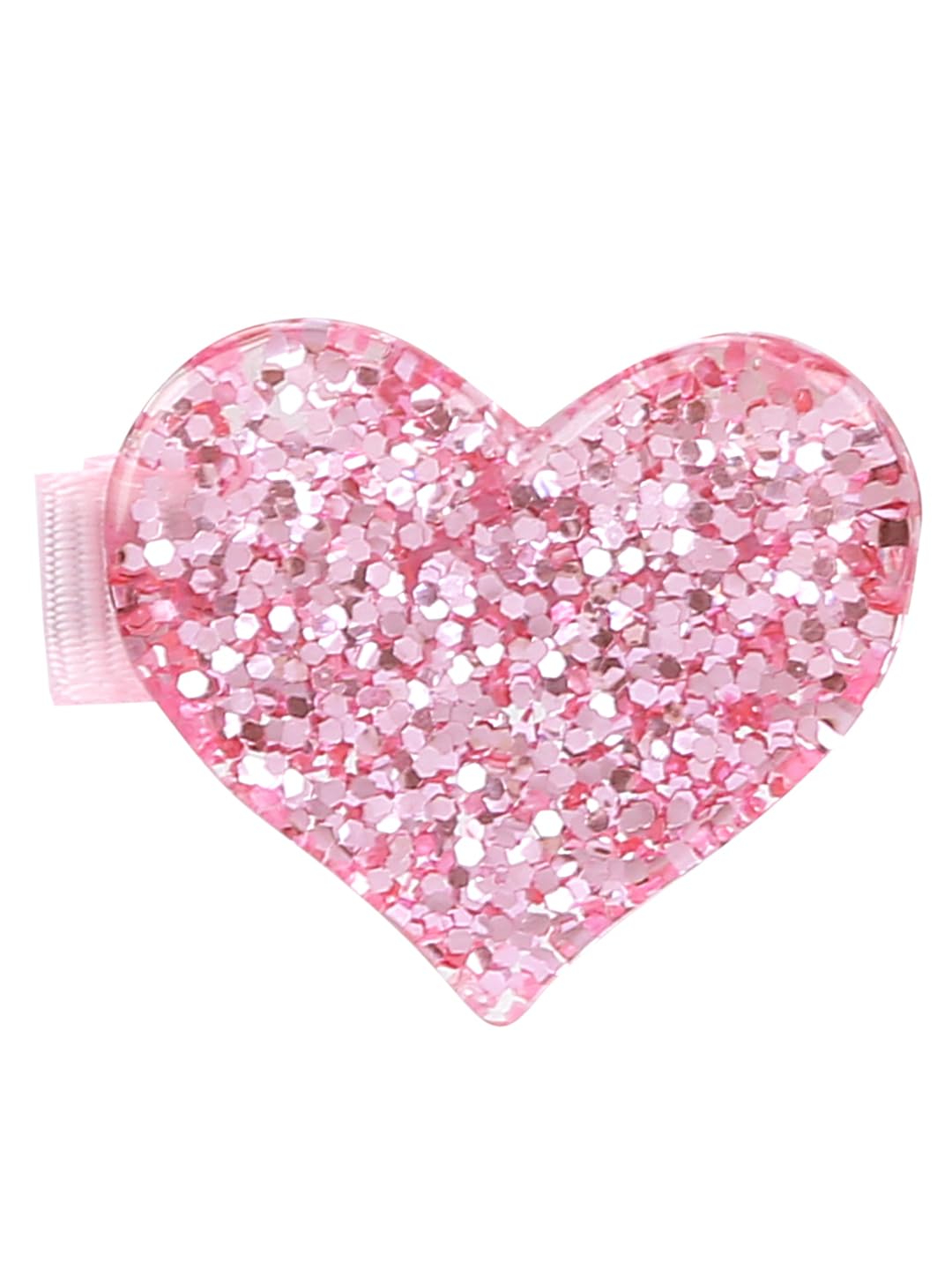 YouBella Hair Jewellery Hair Clips and Bands Set for Girls (Pack of 10) (Pink)