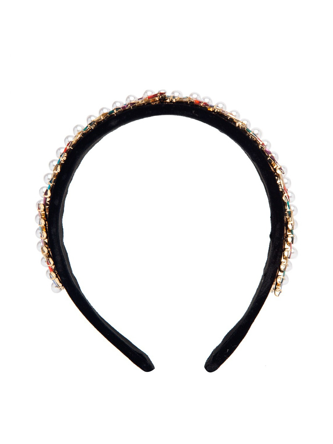 YouBella Black Embellished Hairband