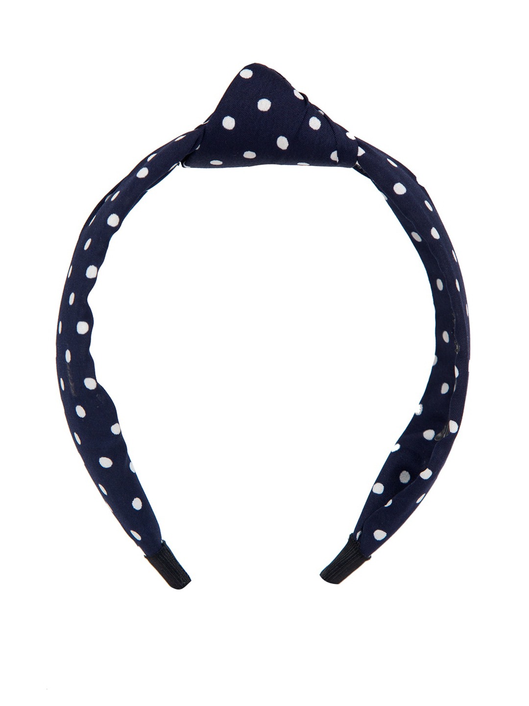YouBella Hair Jewellery Dotted Hair Band Head Band for Girls and Women (Blue)