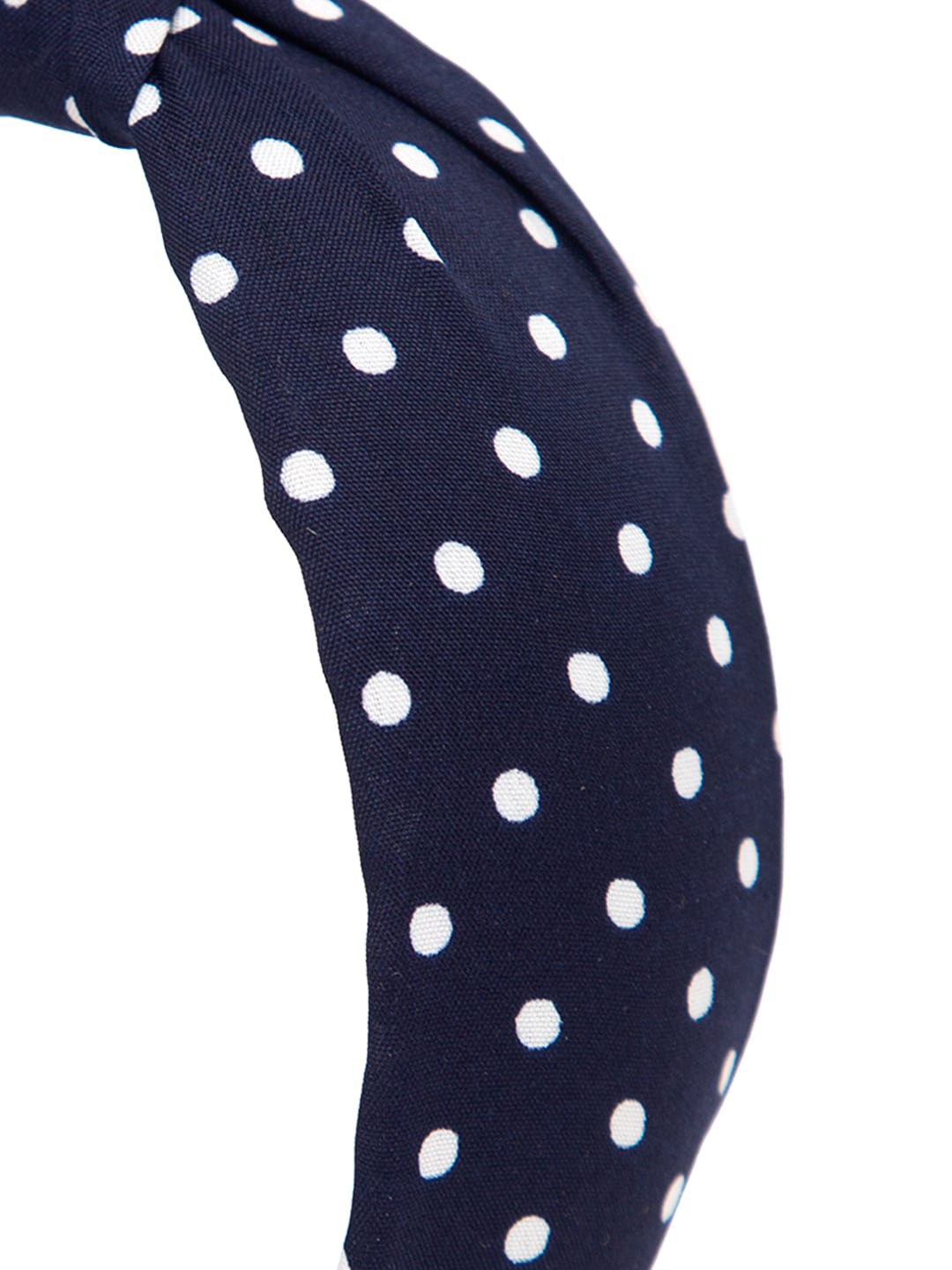 YouBella Hair Jewellery Dotted Hair Band Head Band for Girls and Women (Blue)