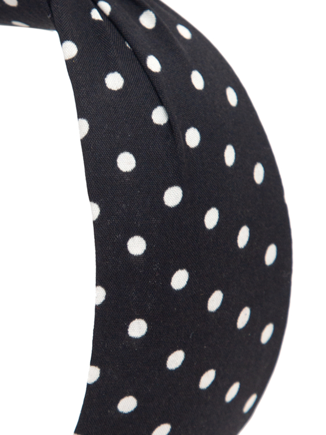 YouBella Hair Jewellery Dotted Hair Band Head Band for Girls and Women (Black)