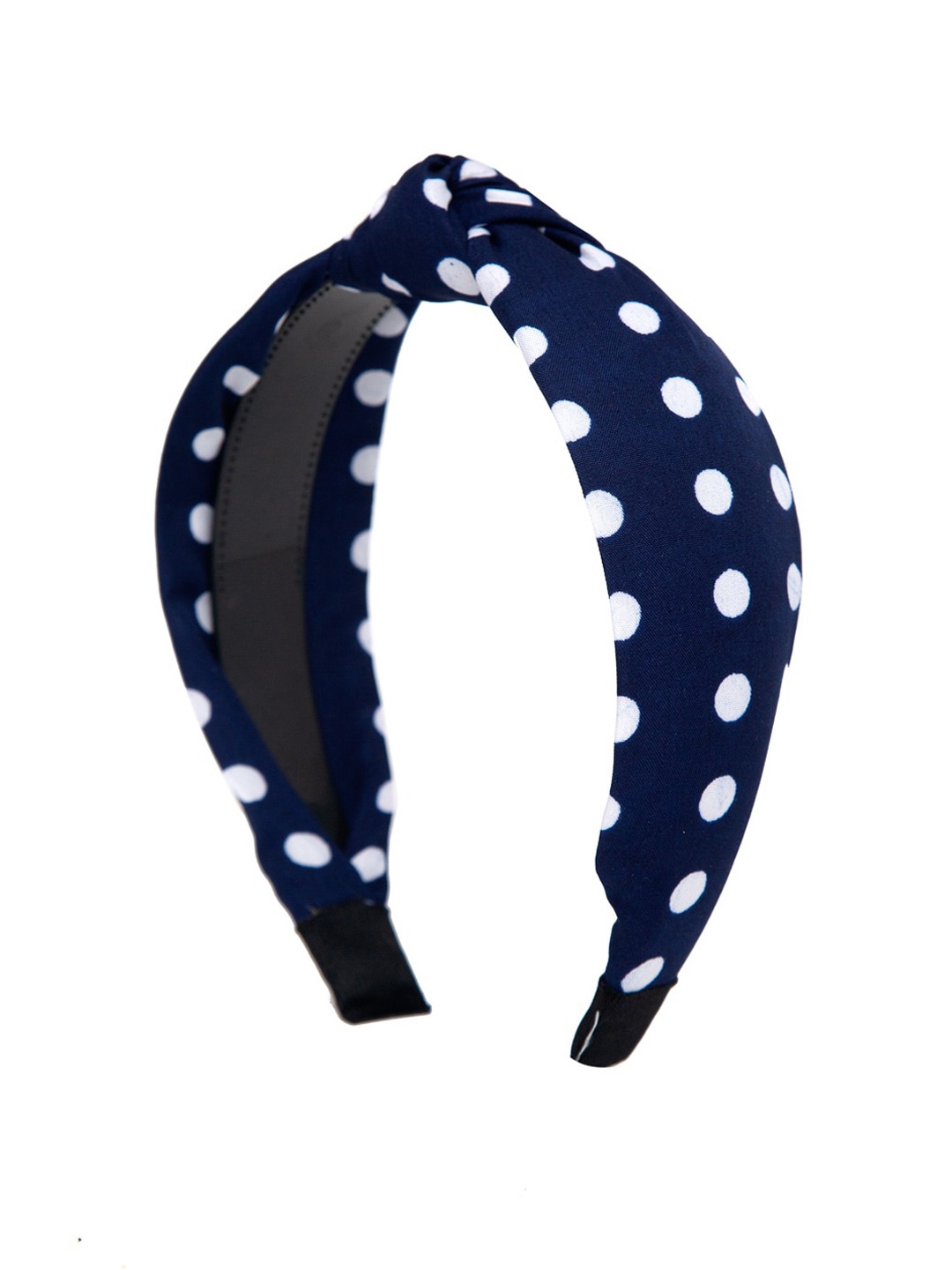YouBella Hair Jewellery Dotted Hair Band Head Band for Girls and Women (Blue)