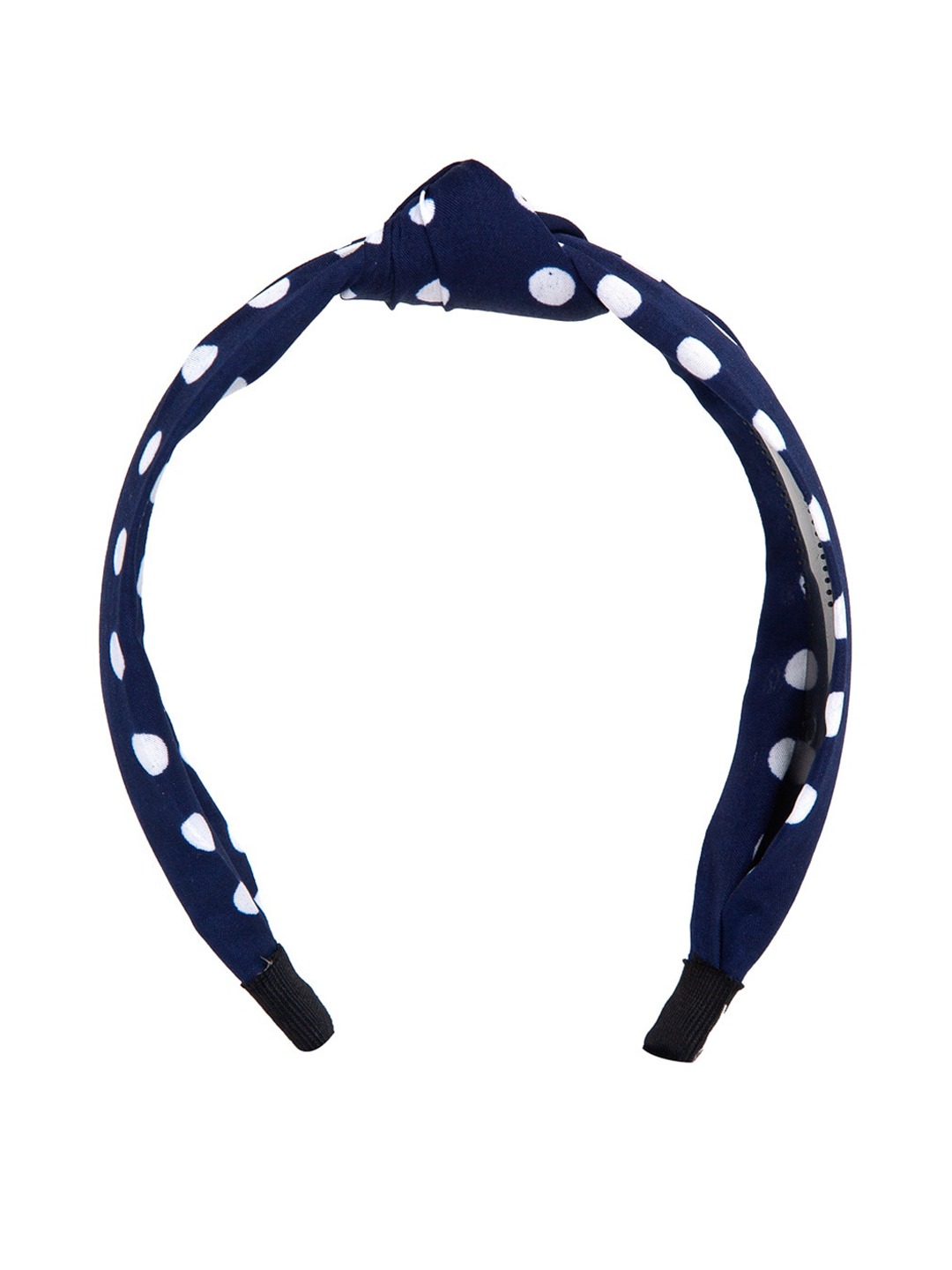 YouBella Hair Jewellery Dotted Hair Band Head Band for Girls and Women (Blue)