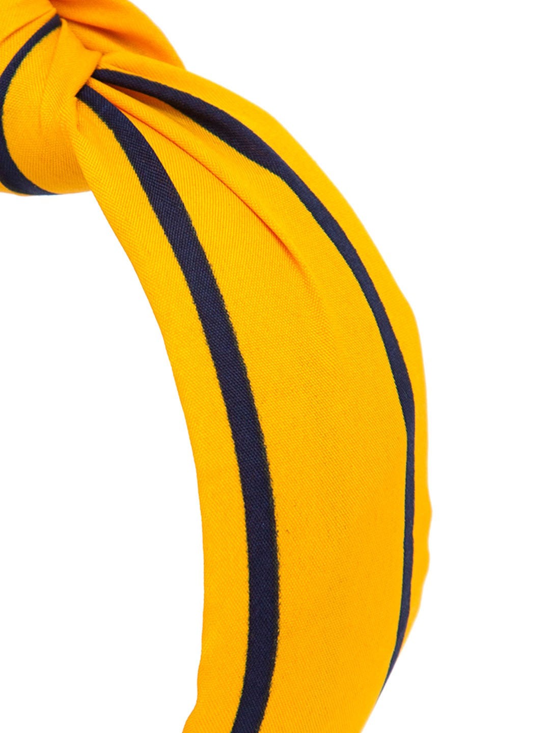 YouBella Hair Jewellery Striped Hair Band Head Band for Girls and Women (Yellow)