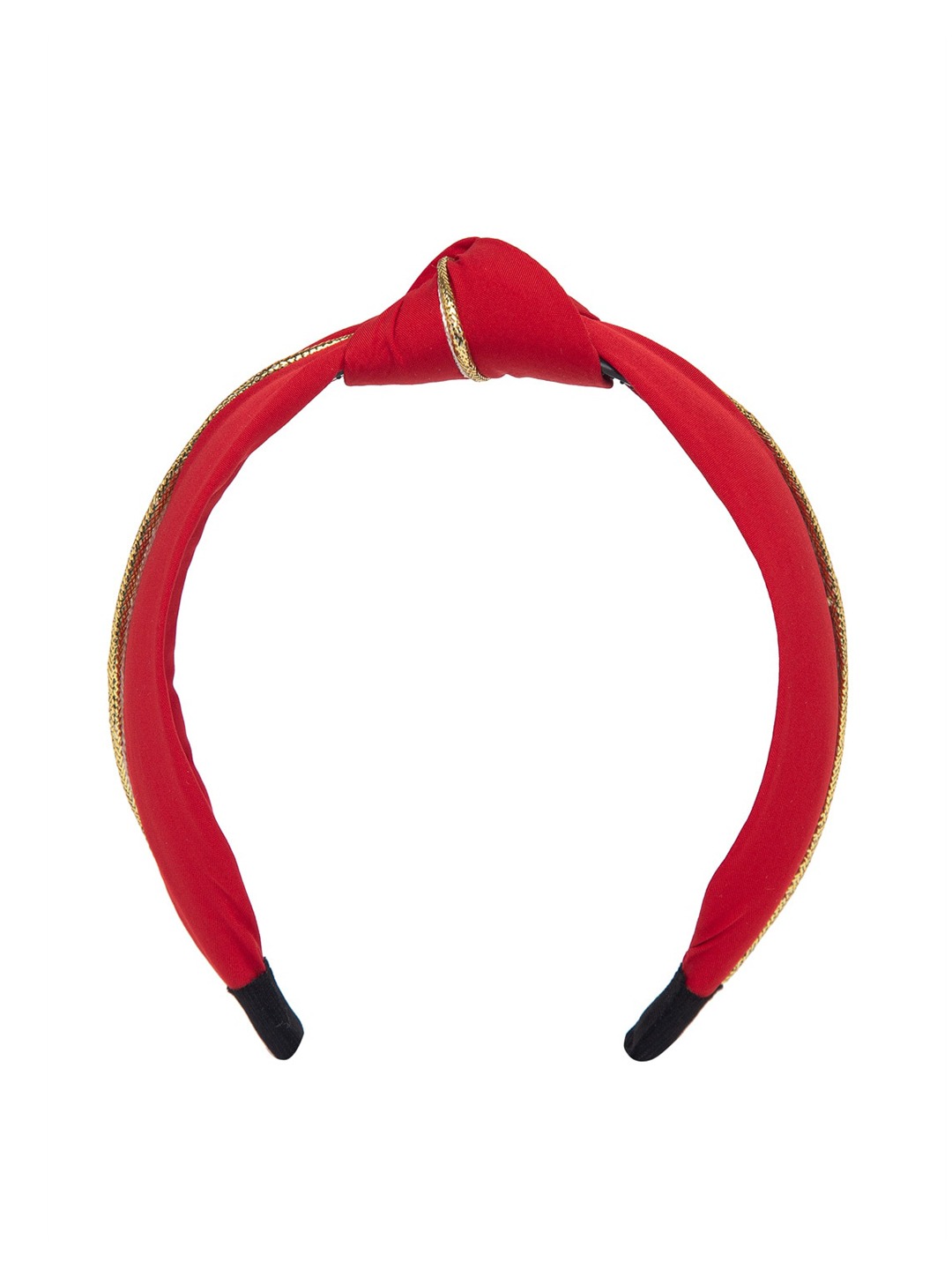 YouBella Jewellery Fabric and Plastic Hair Band Head Band for Girls and Women (Red) (YBHAIR_41393)