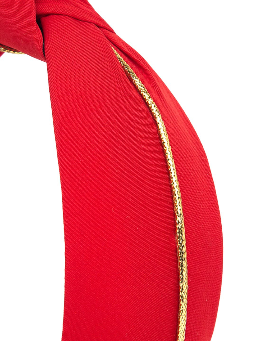 YouBella Jewellery Fabric and Plastic Hair Band Head Band for Girls and Women (Red) (YBHAIR_41393)