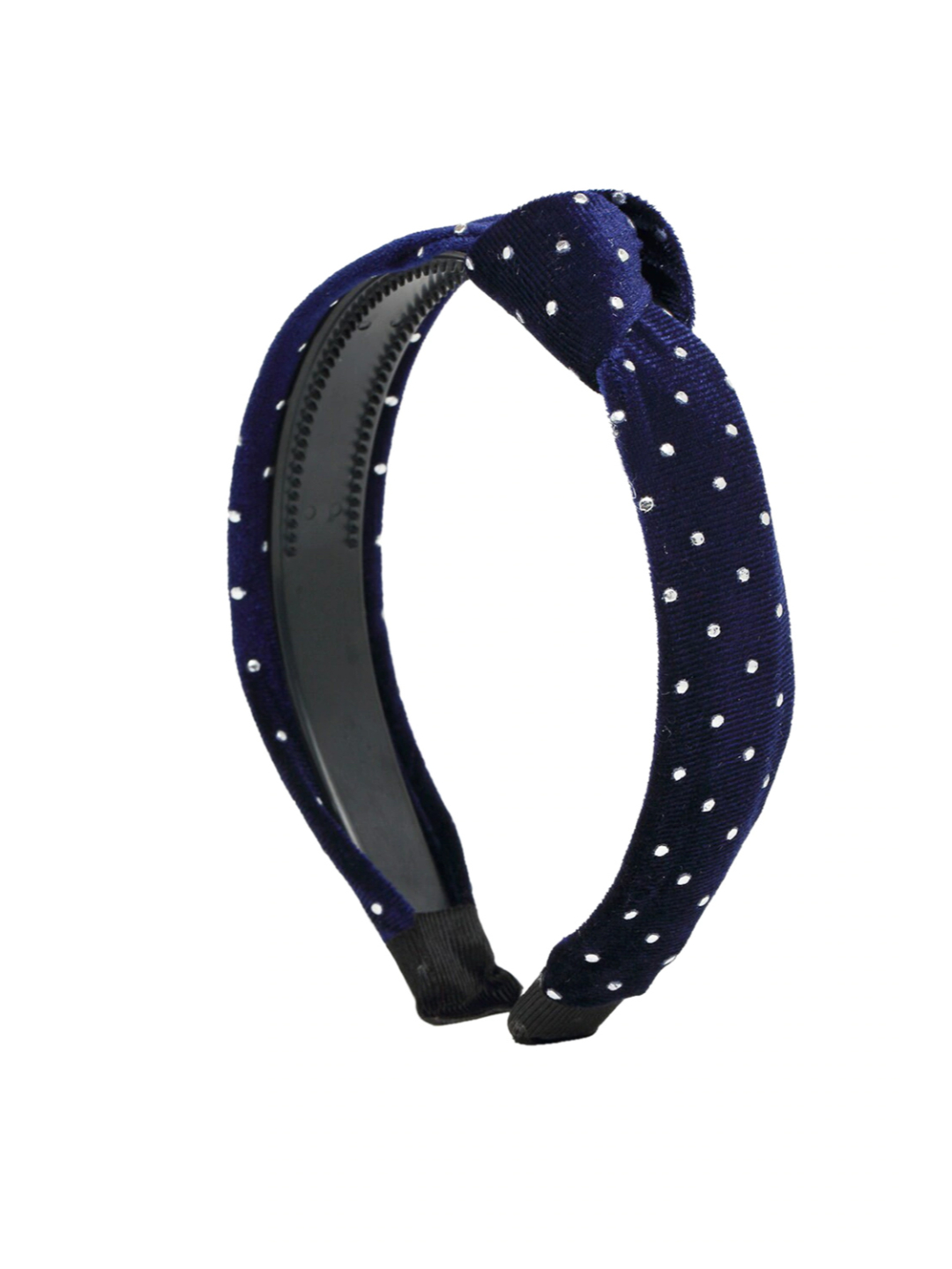 YouBella Jewellery Fabric and Plastic Hair Band Head Band for Girls and Women (Blue)