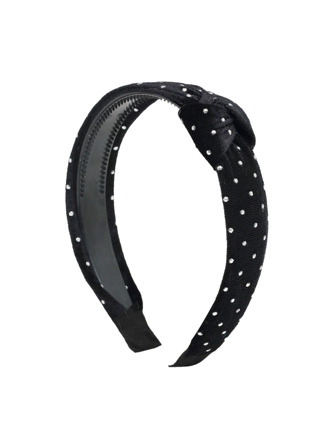 YouBella Women Black Polka Dot Hairband