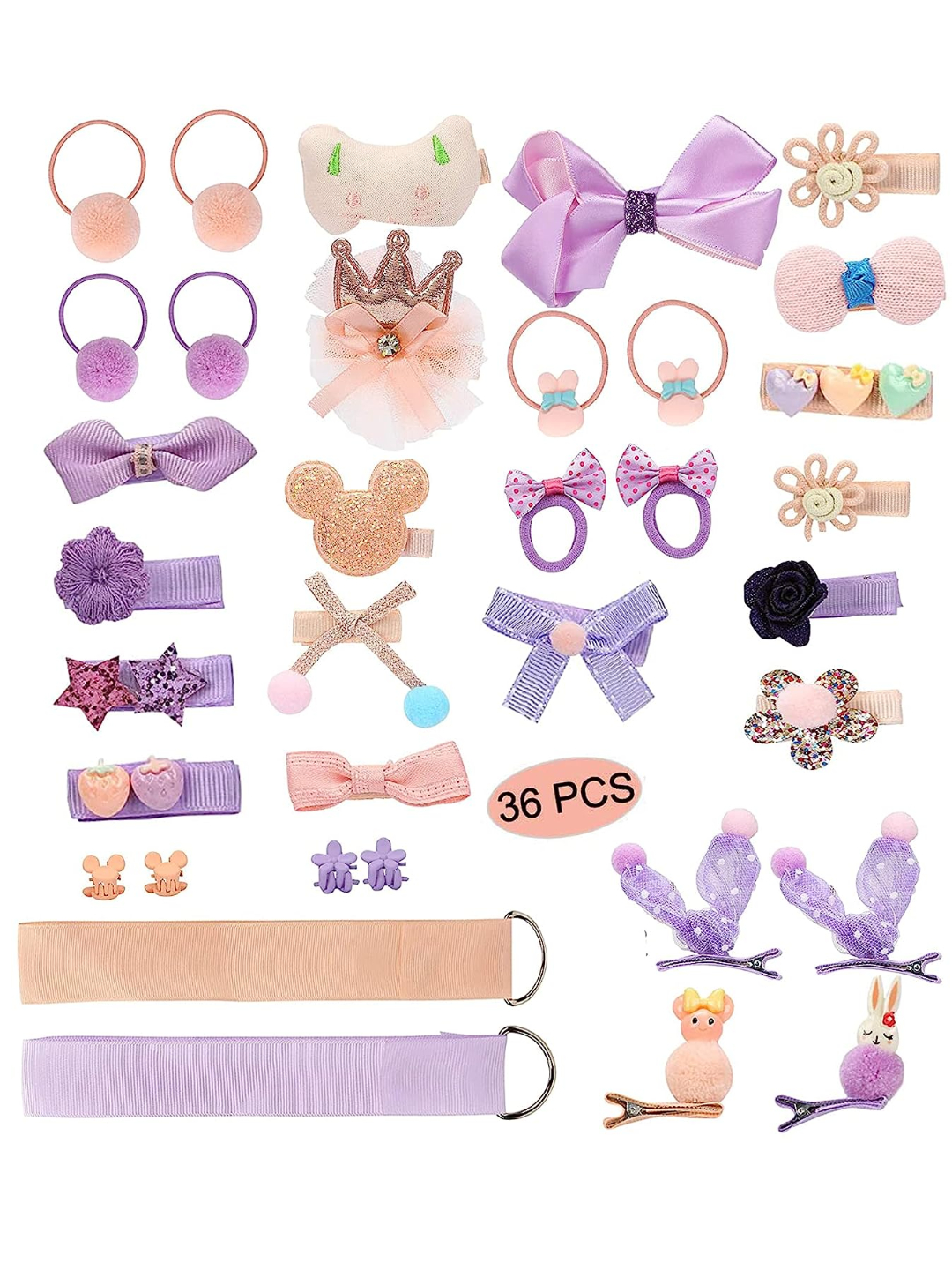 YouBella Jewellery Hair Accessories Combo of 36 Hair Pin Hair Clip for Girls and Women (Style 2)